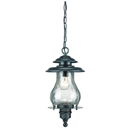Estallar 16.5 x 8 x 8 in. Blue Ridge 1-Light Matte Black Hanging Light ES3102431
